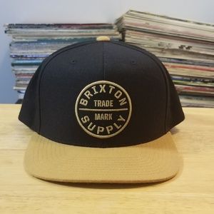 Black & Tan Brixton Supply Snapback